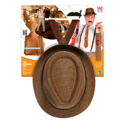 Sada 20 kusov pánskych hnedých